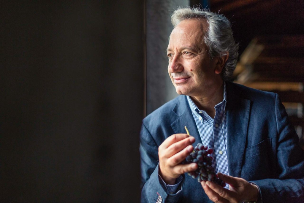 Foto di Luigi Moio, enologo e creatore della cantina Quintodecimo